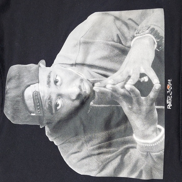 Poetic Justice Tupac Hoodie Size XL - Picture 2 of 8